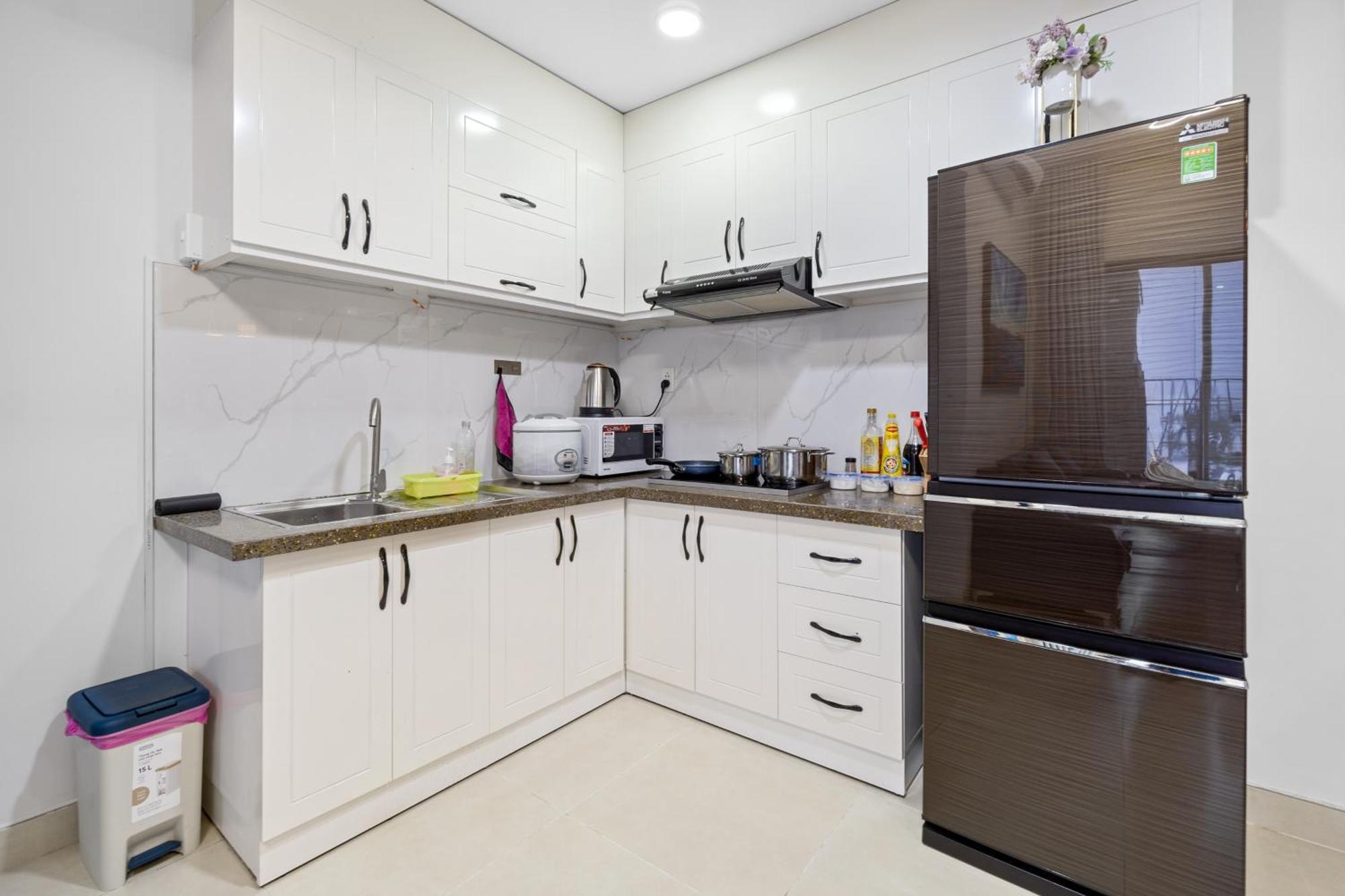 Cozy 2 Bedrooms Condo In T1 Masteri Thao Dien, Fully Furnished With Full Amenities 胡志明市 外观 照片